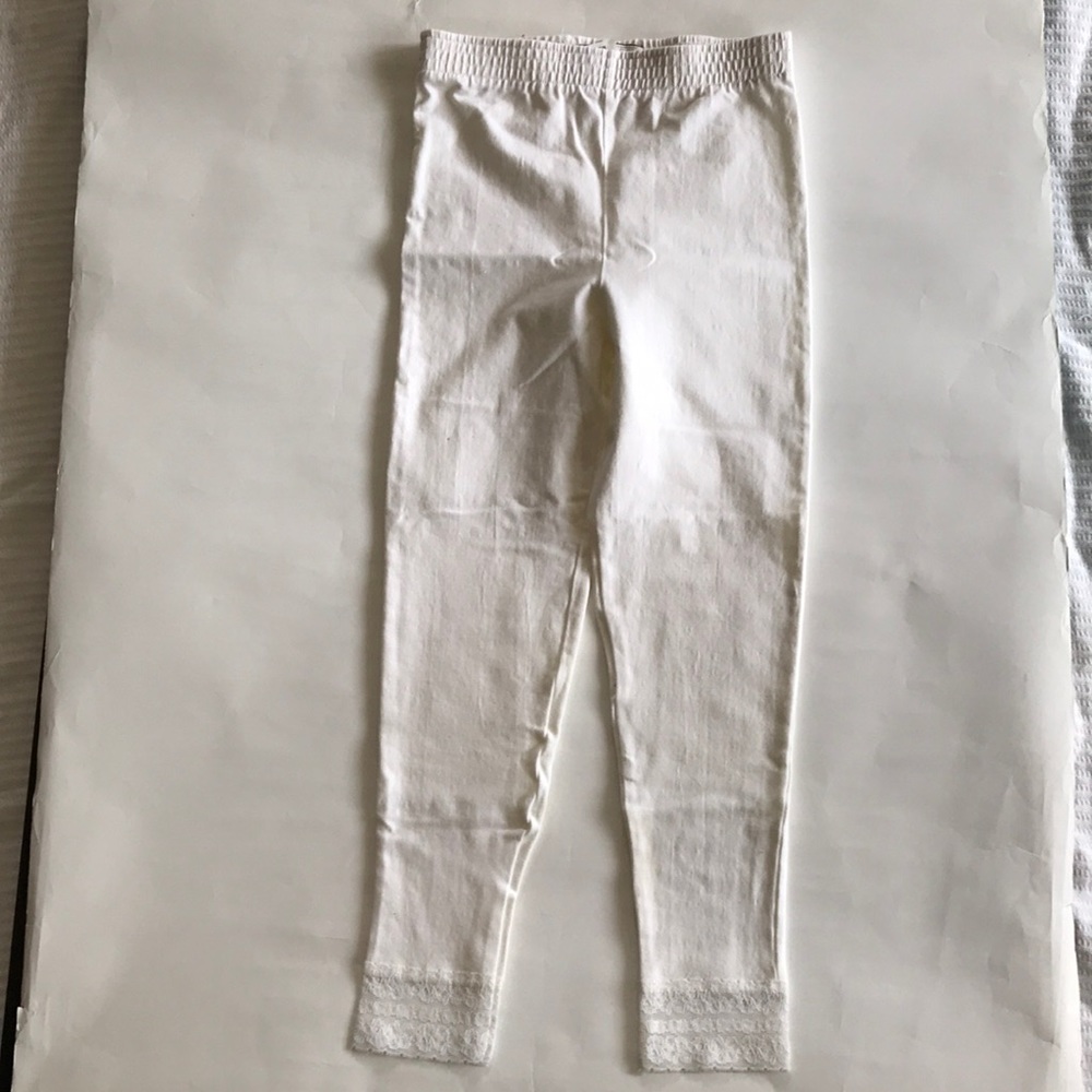 Non Fiction White Tights with lace, 10